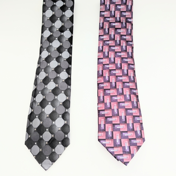 Van Heusen Men's 100% Silk Stain Resistant Ties - Picture 8 of 9
